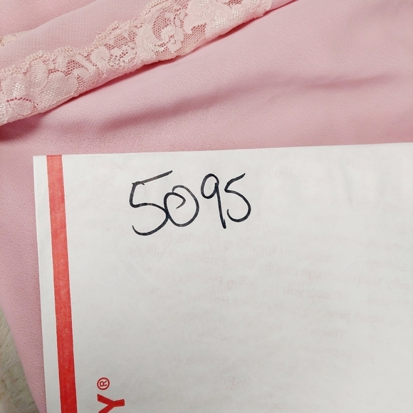 Bed of Roses Pink Polyester Lace Sleeveless Strappy Mini Dress 5095 - Picture 7 of 7